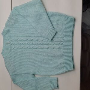 Vintage Sterling Harris Mint Green Sweater - Size L